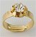0225R Strass ouro III ajustável
