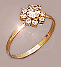 0207R Strass em flor
